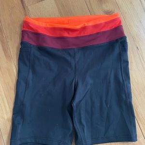 Spandex biker/running shorts